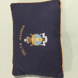 Delta Gamma decorative pillow